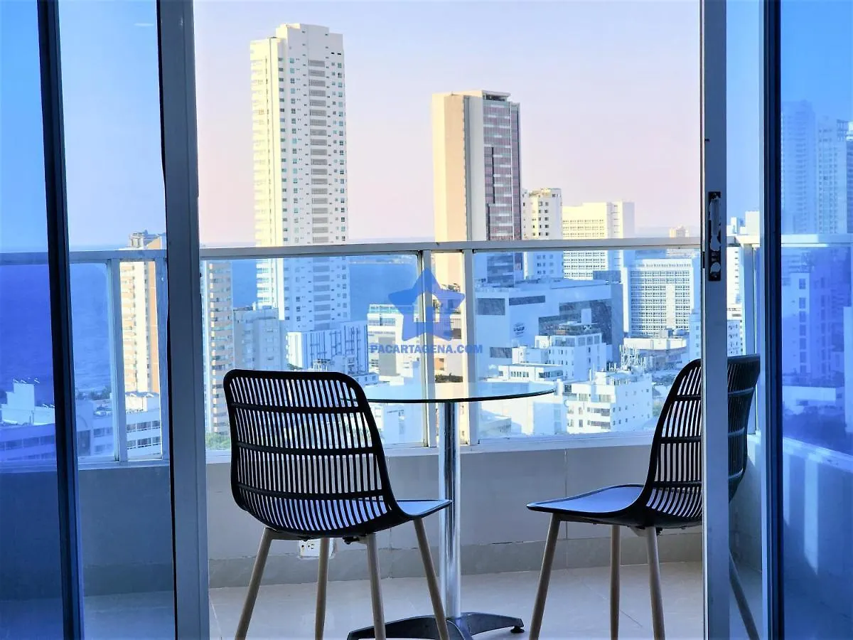Apartamento Con Vista al Mar - Central Cartagena 0*,  Colombia