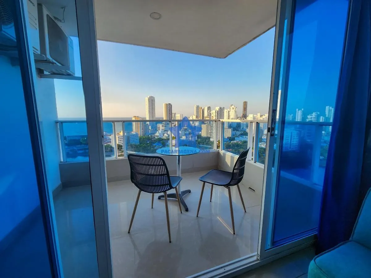 Apartamento Con Vista al Mar - Central Cartagena 0*,  Colombia