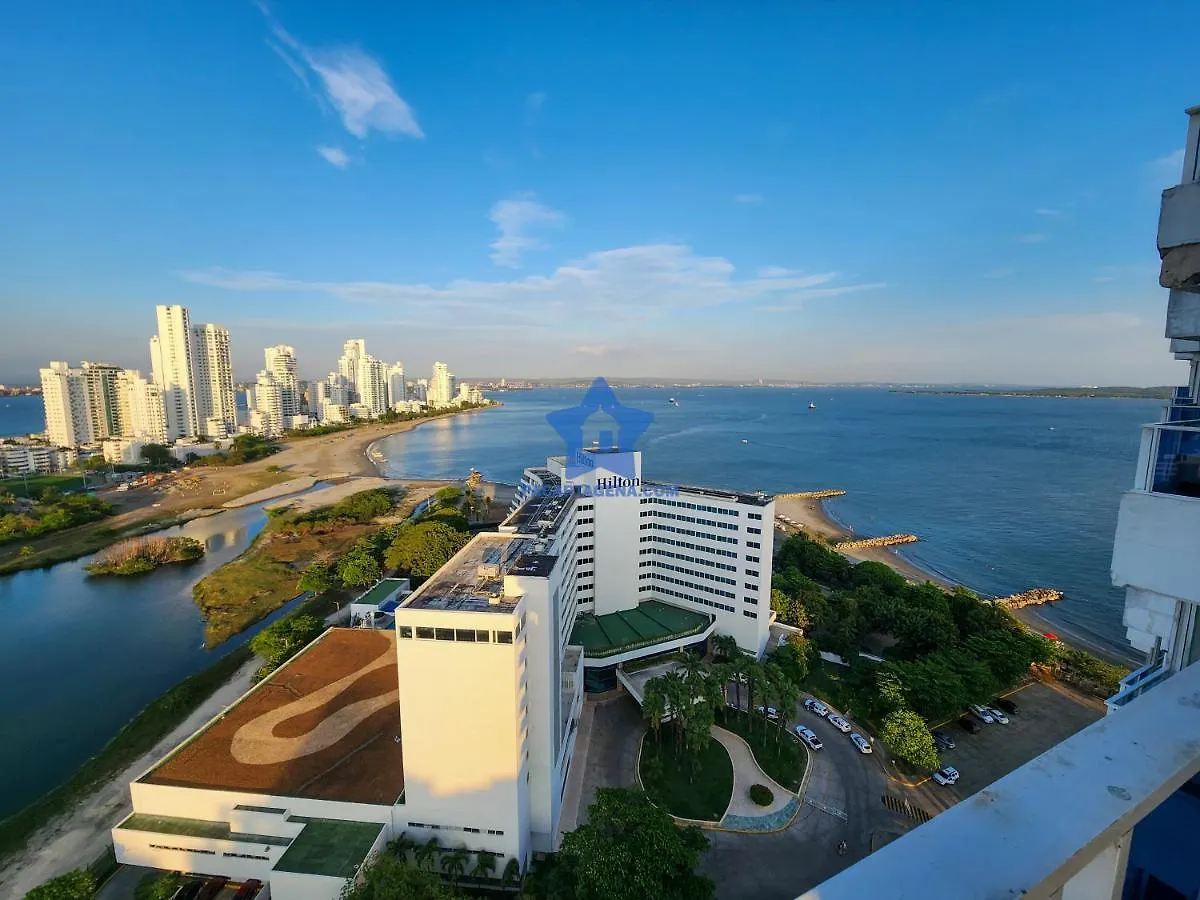 Apartamento Con Vista al Mar - Central Cartagena Colombia